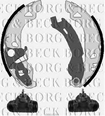 BORG & BECK bbs1028k -  Комплект тормозных колодок